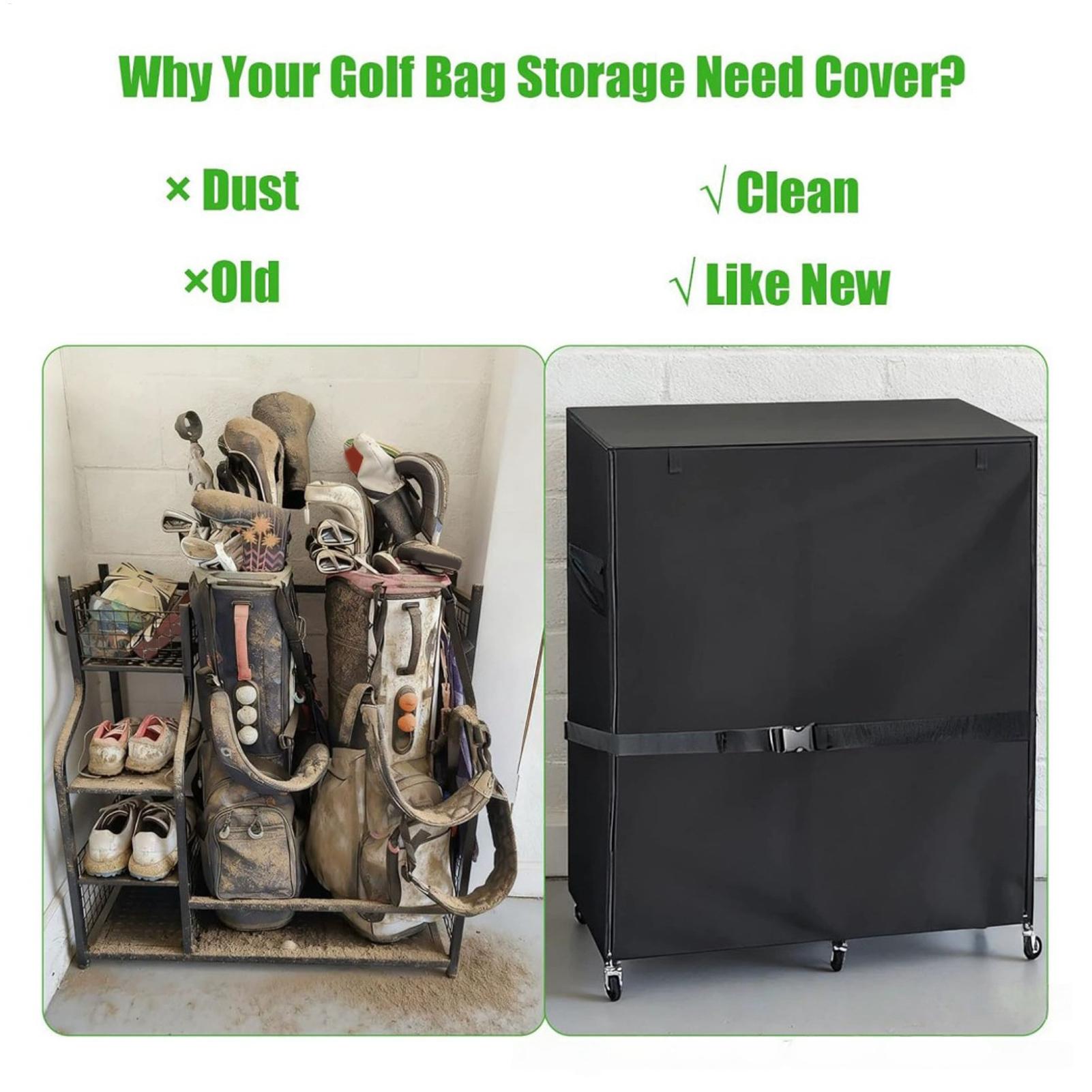 Golf Equipment Garage Organizer - Pokrowiec na stojak do przechowywania sprzętu