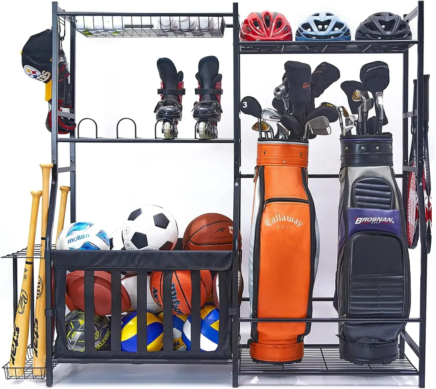 Golf Equipment Garage Organizer - Organizer na sprzęt sportowy do garażu,