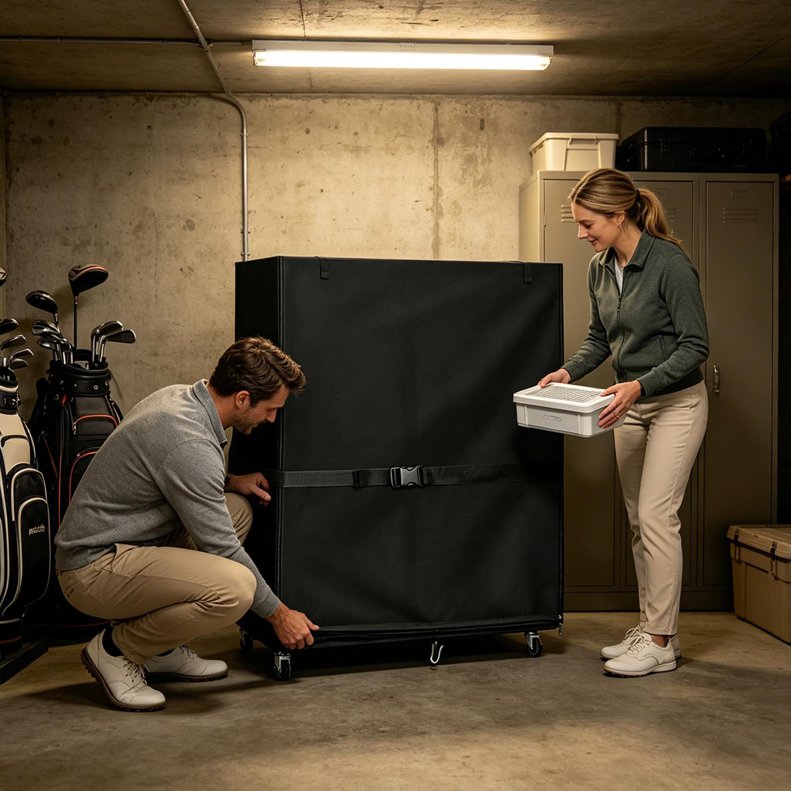 Pokrowce na stojaki do toreb g – Golf Equipment Garage Organizer recenzja i cena